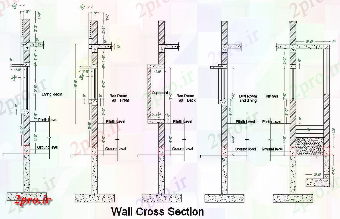 دانلود نقشه بلوک در و نرده های دیوار صلیب دیوار بخش طراحی   (کد49325)