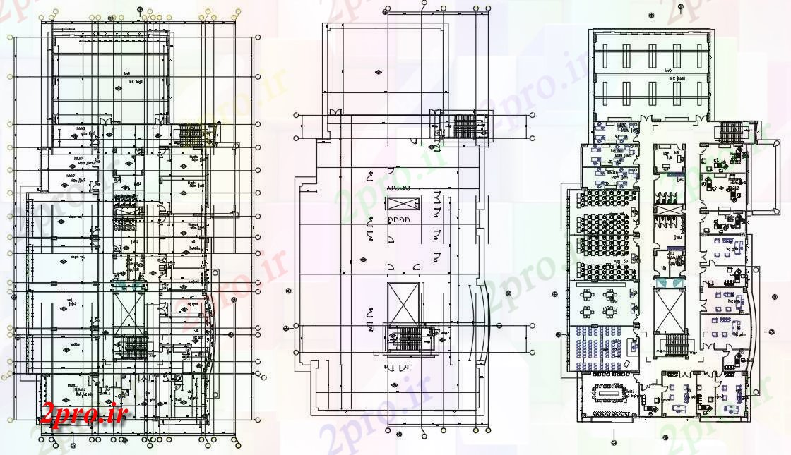 دانلود نقشه پلان مقطعی  دو بعدی  فاده از برنامه کاری ساختمان دانشکده و بخش جزئیات در دسترس هستند   دو بعدی   (کد49923)