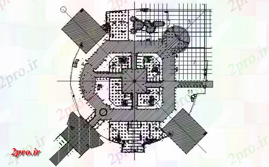 دانلود نقشه پلان مقطعی خرید مرزی مرکز دال و رانش جزئیات    دو بعدی       به صورت  (کد50169)