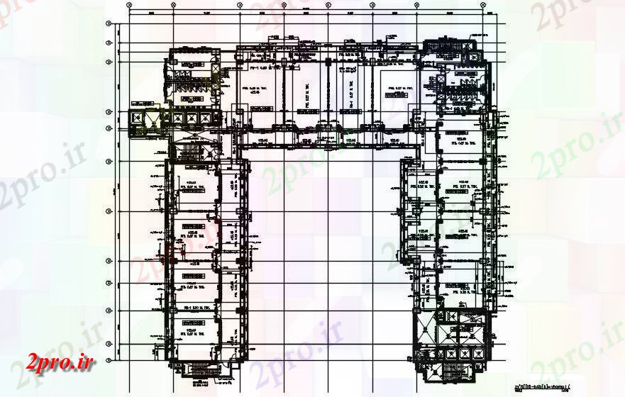 دانلود نقشه پلان مقطعی مرکز خرید معمولی طرحی بخش کف و بخش جزئیات  اتوکد   طراحی  دو بعدی     می شود (کد50310)