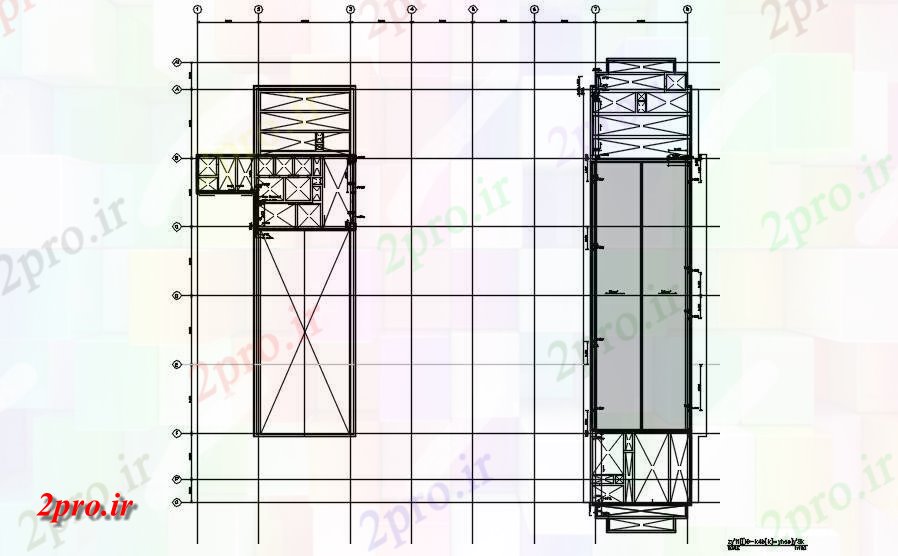 دانلود نقشه پلان مقطعی دفتر طرحی ساختمان تراس معمولی و عرضی از جزئیات  اتوکد   طراحی  دو بعدی      (کد50311)