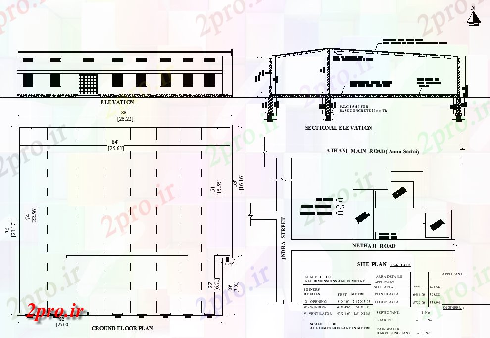 دانلود نقشه ساختمان اداری - تجاری - صنعتی X76' کارخانه ساخت طرحی طبقه طرحی زمین         اتوکد  و PDF فرمت   (کد50328)