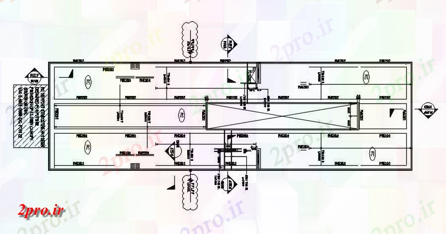 دانلود نقشه پلان مقطعی پشتیبانی بتن مسلح سازه جزئیات بخش تقویت  اتوکد   طراحی  دو بعدی     می شود (کد50351)