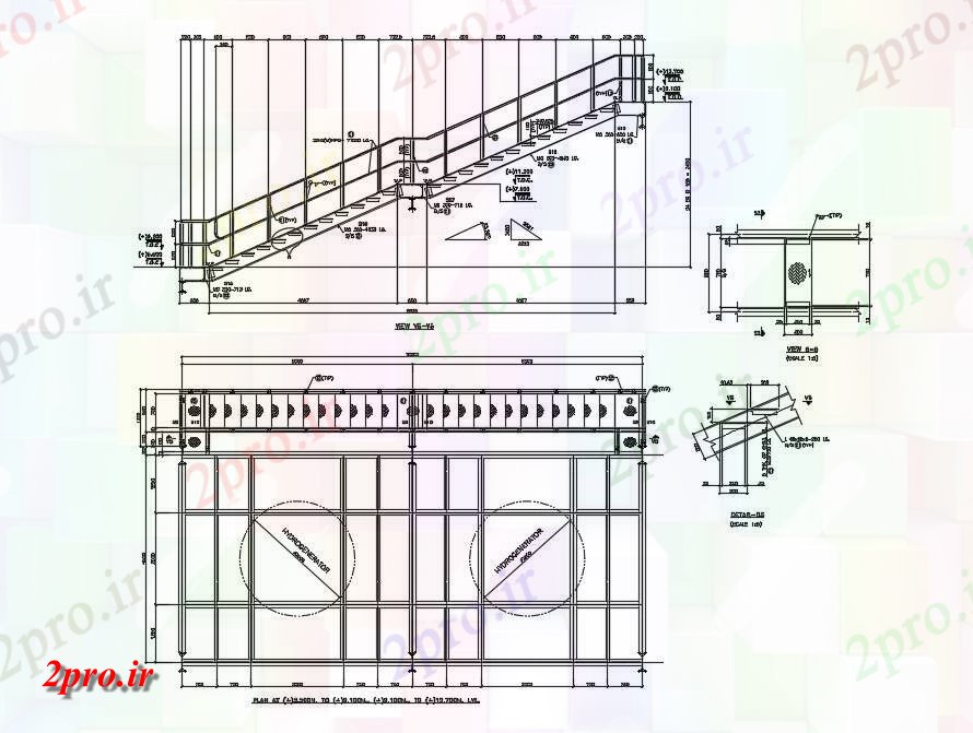 دانلود نقشه طراحی جزئیات ساختار طراحی آسانسور   آزاد   (کد50437)