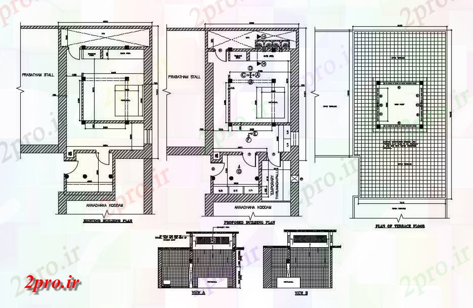 دانلود نقشه خانه های کوچک ، نگهبانی ، سازمانی - طراحی ویلایی   آزاد   (کد50439)