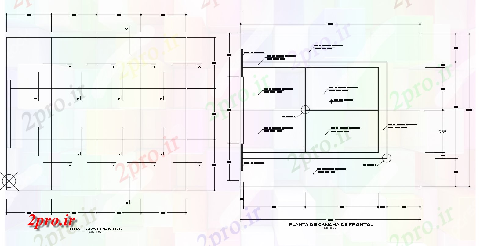 دانلود نقشه جزئیات ساخت و ساز طرحی موج نو برای بهره برداری از اتوکد  (کد50779)