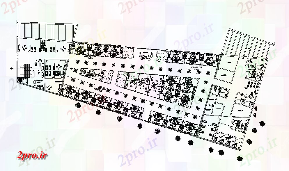 دانلود نقشه بیمارستان -  درمانگاه -  کلینیک طرحی ساختمان بیمارستان     (کد50816)