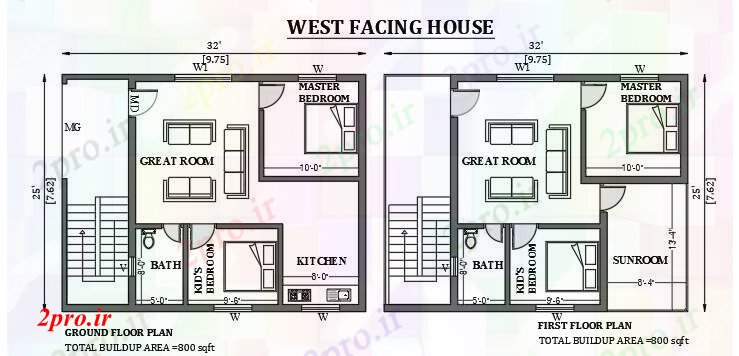 دانلود نقشه مسکونی  ، ویلایی ، آپارتمان  x25     غرب مواجه خانه طراحی به عنوان در هر Vastu Shastra هستند   طراحی  دو بعدی  اتوکد     (کد50918)