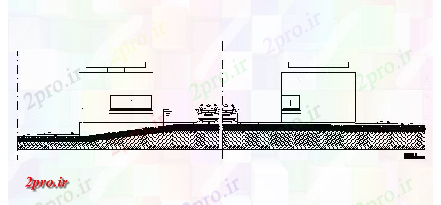 دانلود نقشه جزئیات ساخت و ساز RCC طبقات پارکینگ بخش  طراحی   (کد50931)