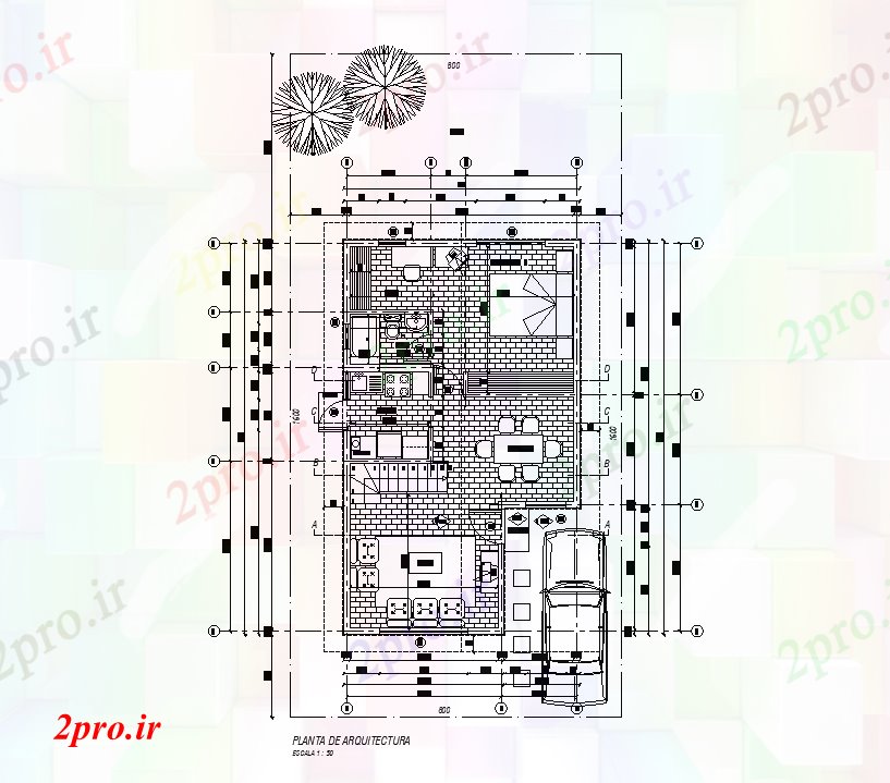 دانلود نقشه مسکونی  ، ویلایی ، آپارتمان  x9m طرحی خانه معماری   (کد51035)