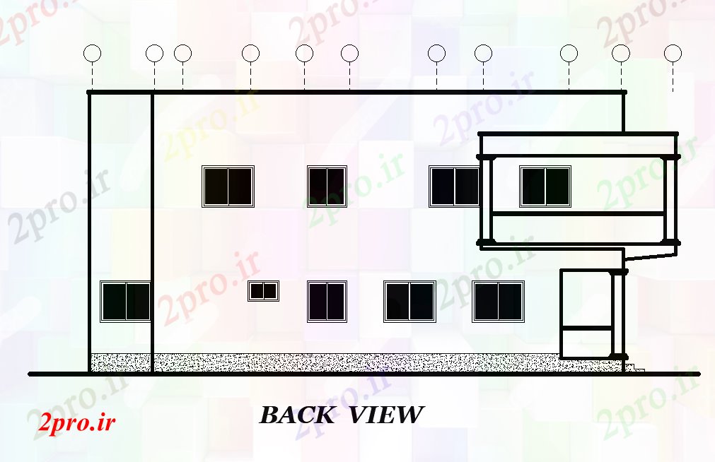 دانلود نقشه مسکونی  ، ویلایی ، آپارتمان  برگشت به طرف طرحی خانه   اتوکد  (کد51054)