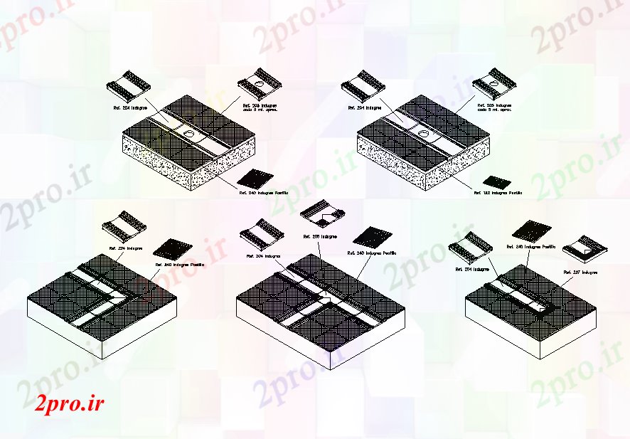 دانلود نقشه مسکونی  ، ویلایی ، آپارتمان    طراحی  که جزئیات از سواحل vestuario  (کد51094)