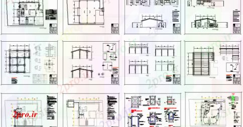 دانلود نقشه مسکونی ، ویلایی ، آپارتمان خانواده تنها خانه نشیمن 10 در 13 متر (کد51370)