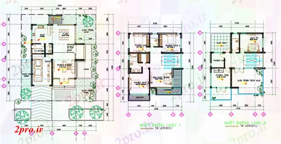 دانلود نقشه خانه های کوچک ، نگهبانی ، سازمانی - طرحی ویلا مفهوم 11 در 14 متر (کد51407)