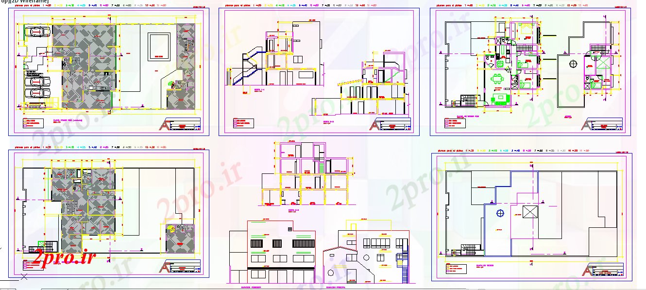 دانلود نقشه مسکونی ، ویلایی ، آپارتمان نوع دوبلکس طراحی خانه 15 در 22 متر (کد51819)