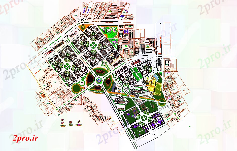 دانلود نقشه مسکونی  ، ویلایی ، آپارتمان  آپارتمان جزئیات طراحی (کد51881)