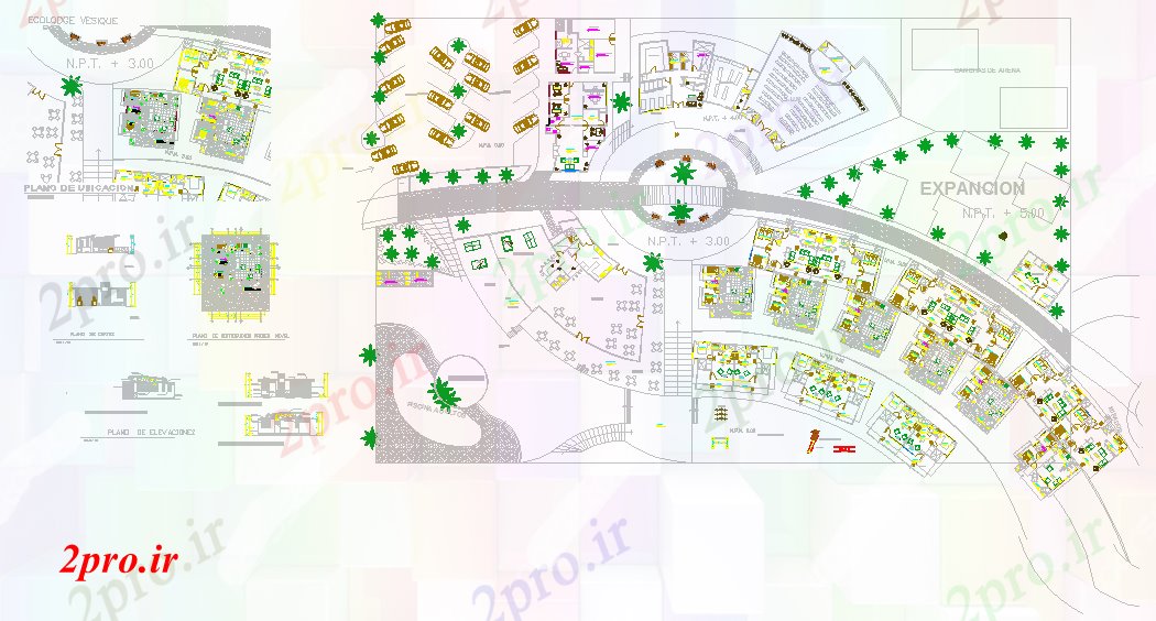 دانلود نقشه برنامه ریزی شهری پروژه و برنامه ریزی شهر (کد51891)