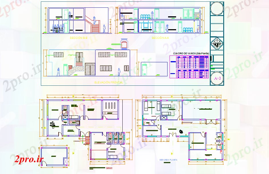 دانلود نقشه بیمارستان -  درمانگاه -  کلینیک پروژه بیمارستان پزشکی (کد51917)