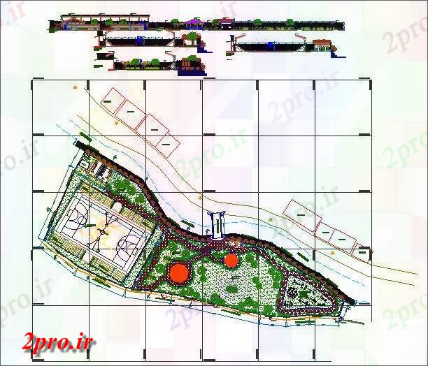 دانلود نقشه باشگاه پروژه جزئیات باشگاه خانه 7 در 9 متر (کد51952)