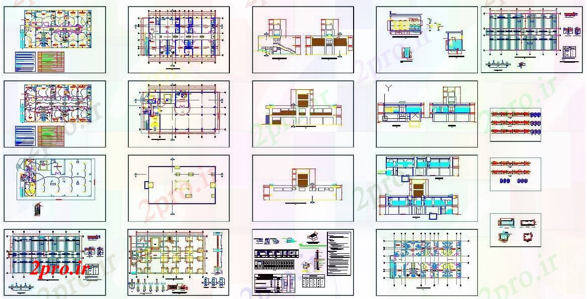 دانلود نقشه بیمارستان - درمانگاه - کلینیک کلینیک پزشکی طراحی 15 در 27 متر (کد52000)