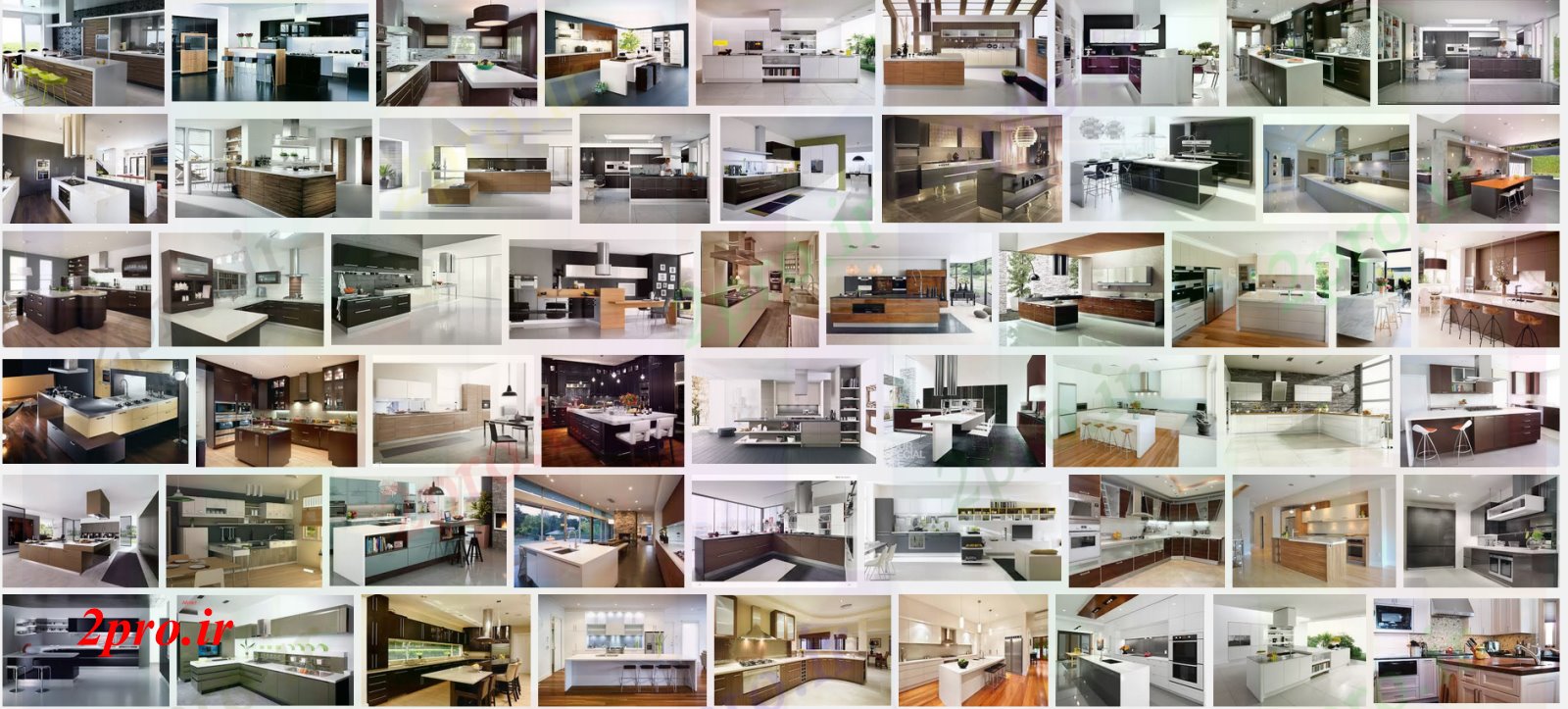 دانلود نقشه آشپزخانه مجموعه های طراحی آشپزخانه مدرن (کد52106)