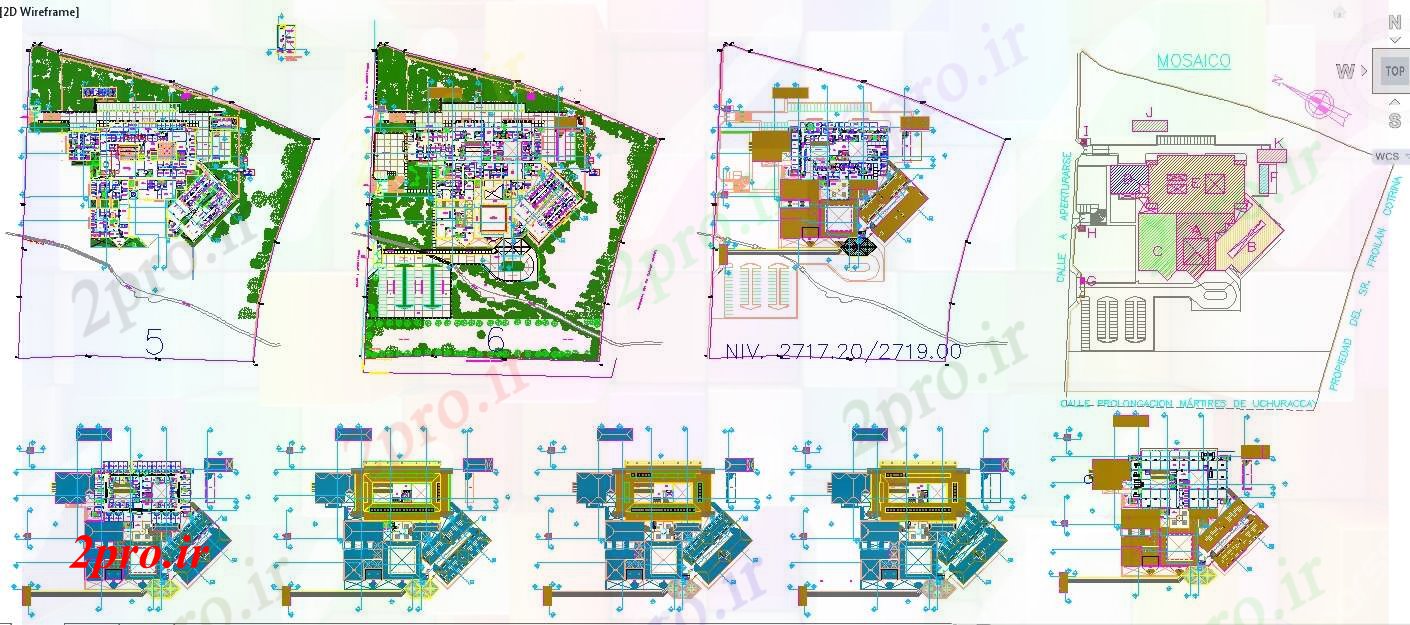 دانلود نقشه بیمارستان - درمانگاه - کلینیک طراحی بیمارستان عمومی 43 در 76 متر (کد52119)
