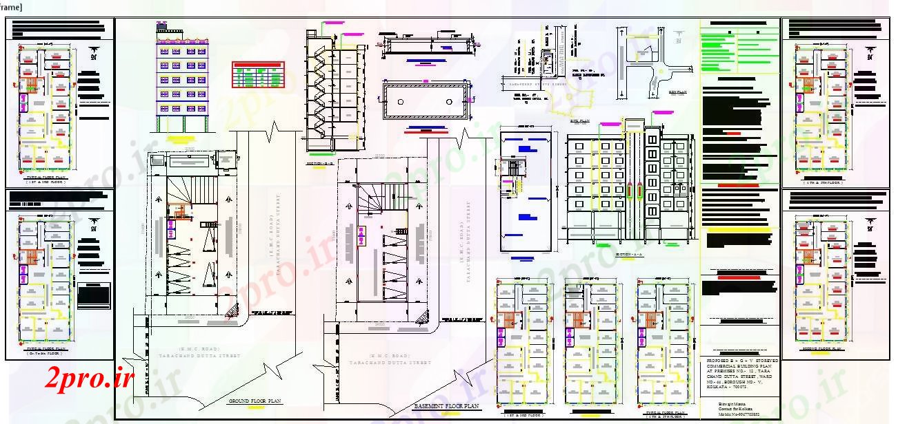 دانلود نقشه مسکونی  ، ویلایی ، آپارتمان  طرحی جزئیات آپارتمان   مسکونی (کد52127)