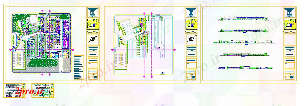 دانلود نقشه بیمارستان -  درمانگاه -  کلینیک پروژه طرحی بیمارستان عمومی (کد52186)