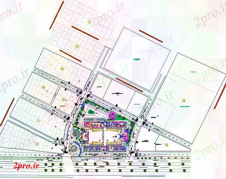 دانلود نقشه بیمارستان - درمانگاه - کلینیک سوپر پروژه متخصص Hosptal 55 در 85 متر (کد52342)