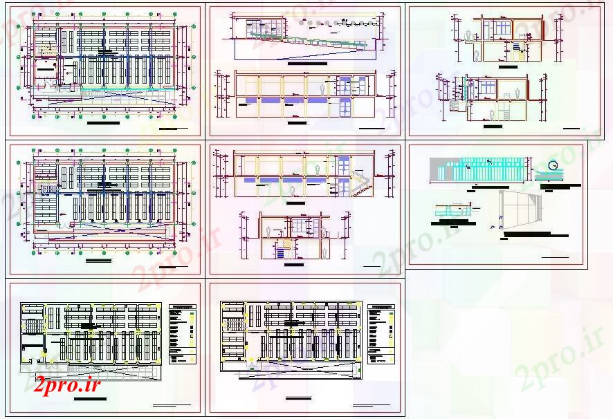 دانلود نقشه بیمارستان - درمانگاه - کلینیک طراحی مرکز پزشکی 12 در 23 متر (کد52408)