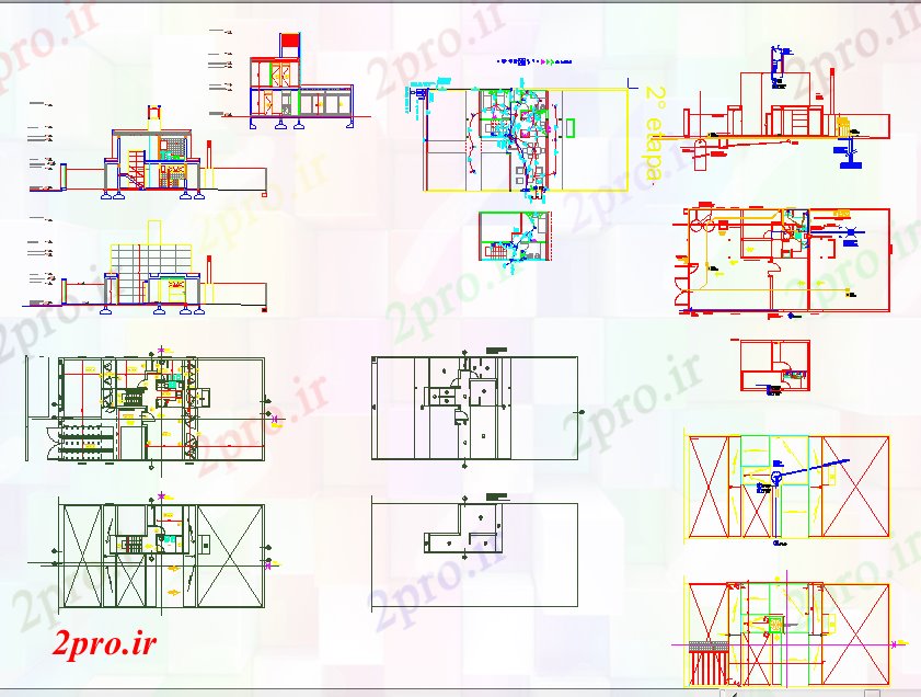 دانلود نقشه مسکونی ، ویلایی ، آپارتمان خانه طراحی ساده با تراس 7 در 10 متر (کد52502)