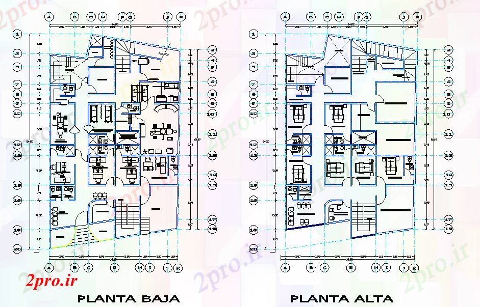 دانلود نقشه بیمارستان - درمانگاه - کلینیک طراحی کلینیک 15 در 24 متر (کد52591)