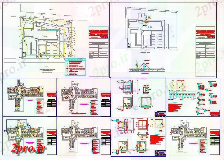 دانلود نقشه معماری برق دراز کردن طرح (کد52682)