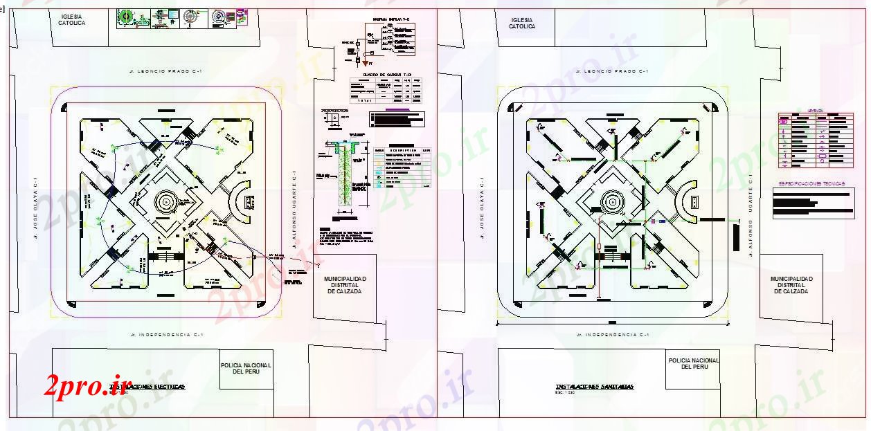 دانلود نقشه مسکونی ، ویلایی ، آپارتمان خانه طراحی 58 در 60 متر (کد52768)