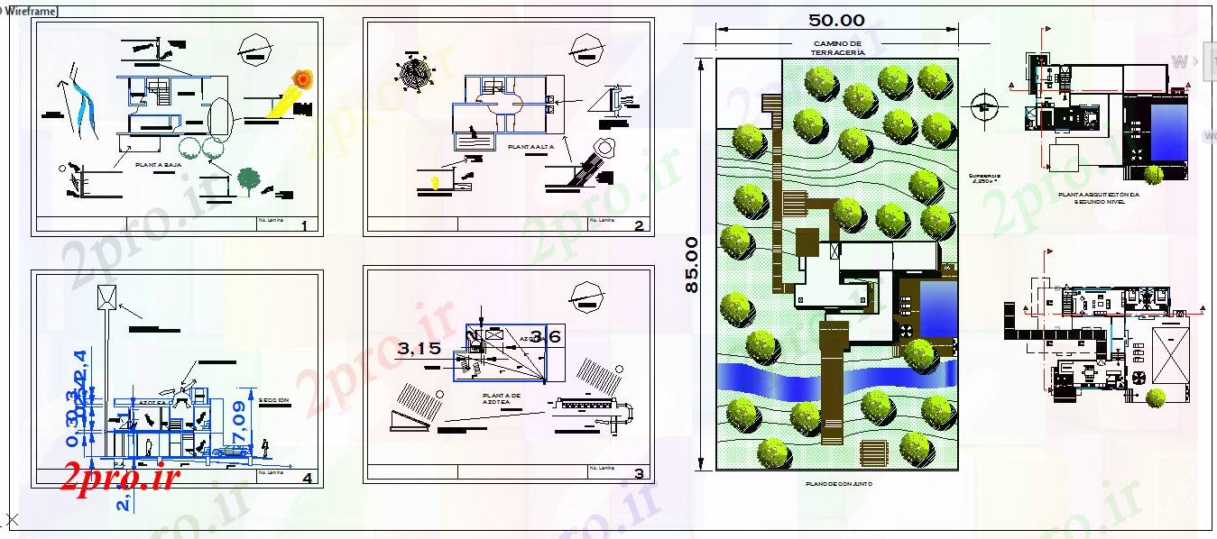 دانلود نقشه مسکونی ، ویلایی ، آپارتمان زیست اقلیمی اقامت خانه 24 در 27 متر (کد52773)