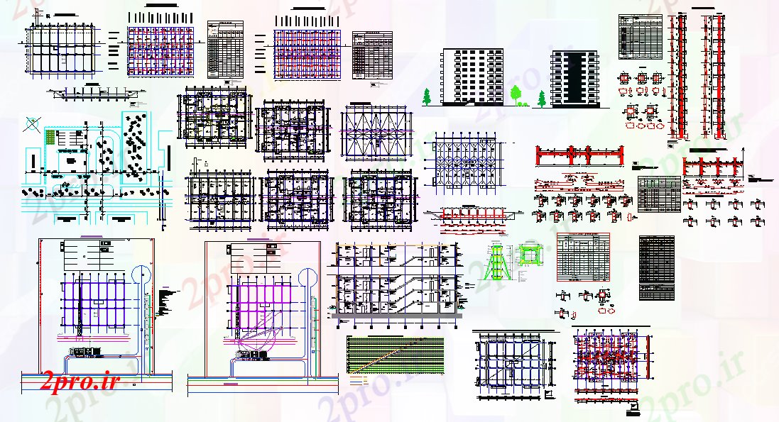 دانلود نقشه مسکونی  ، ویلایی ، آپارتمان  طراحی آپارتمان   (کد52840)