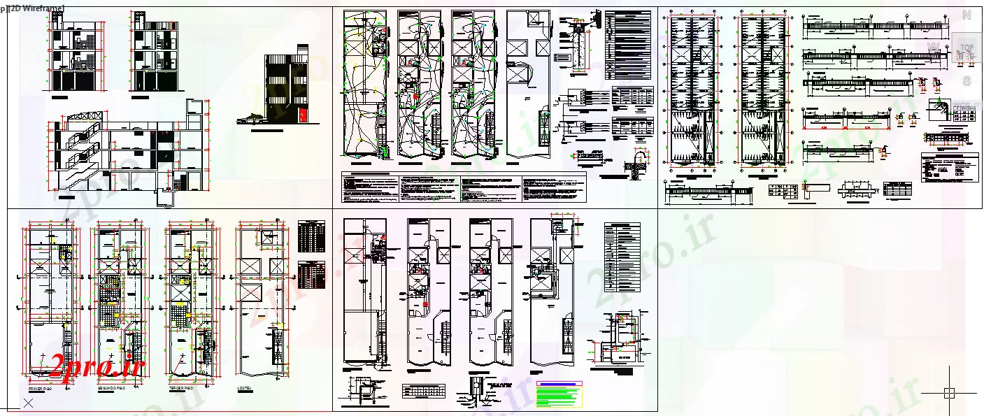 دانلود نقشه معماری طرحی برق برای خانه (کد52879)