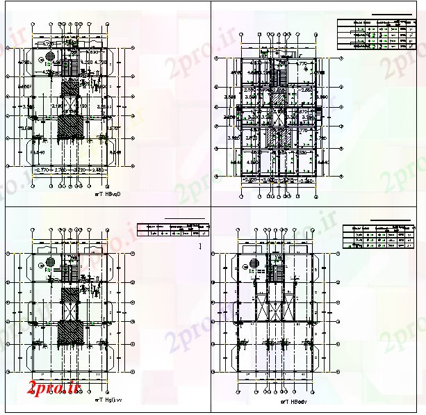 دانلود نقشه مسکونی ، ویلایی ، آپارتمان خانه طرحی طبقه طراحی 14 در 22 متر (کد52965)