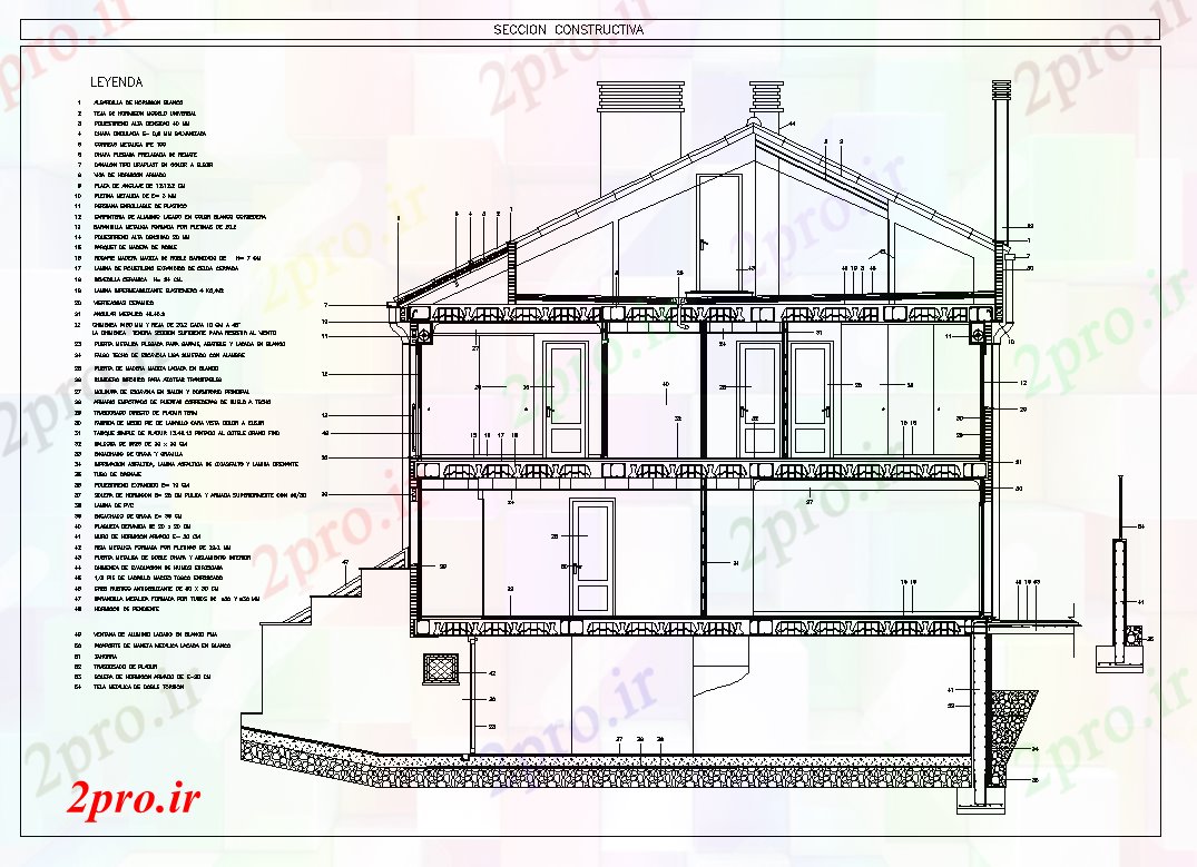 دانلود نقشه مسکونی  ، ویلایی ، آپارتمان  طراحی خانه های ویلایی بخش (کد53137)