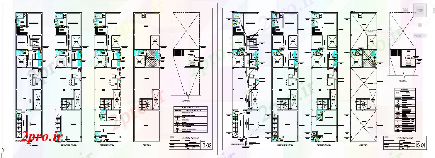 دانلود نقشه تجهیزات بهداشتی خانه SanitaryDetail 5 در 25 متر (کد53343)