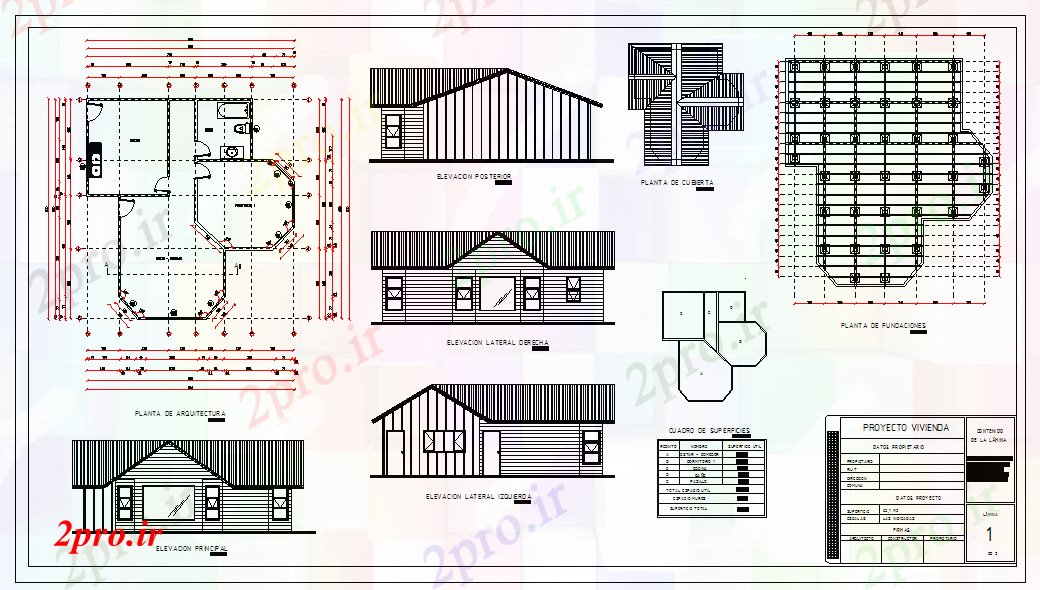 دانلود نقشه مسکونی ، ویلایی ، آپارتمان جزئیات چوبی کلبه 9 در 10 متر (کد53489)