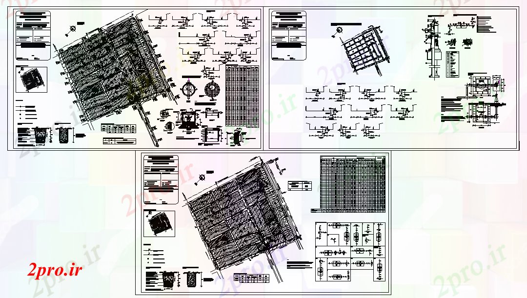 دانلود نقشه  ساختمان دولتی ، سازمانی توزیع آب مرکز (کد53767)