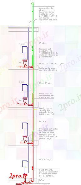 دانلود نقشه جزئیات طراحی در و پنجره  جزئیات تهویه (کد53836)