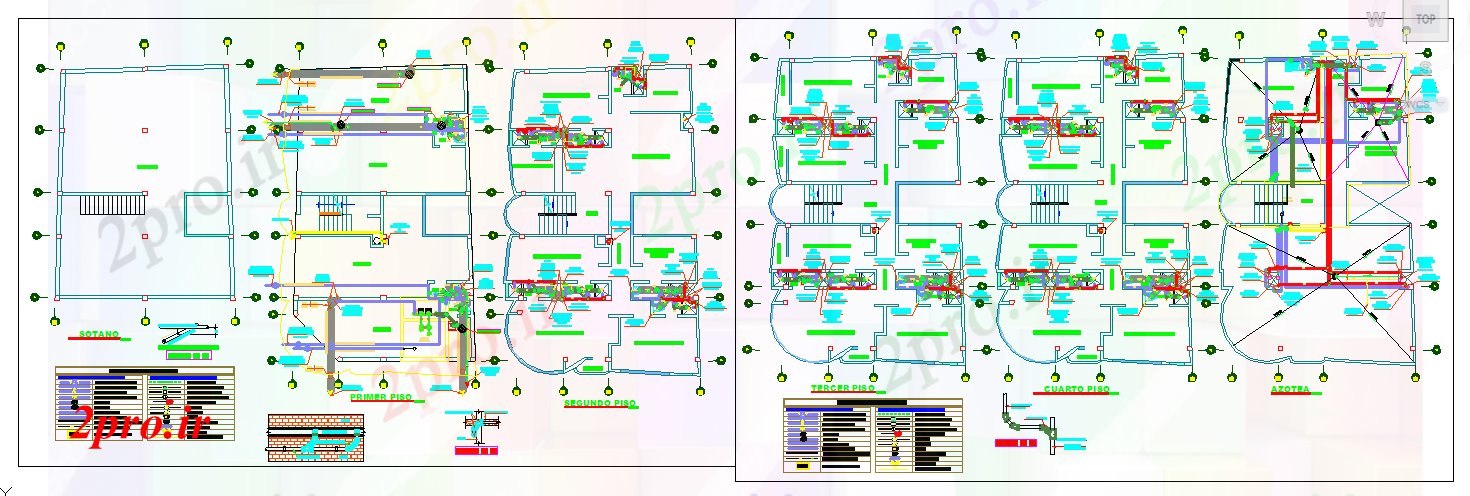 دانلود نقشه تجهیزات بهداشتی بهداشتی طراحی 10 در 18 متر (کد53870)