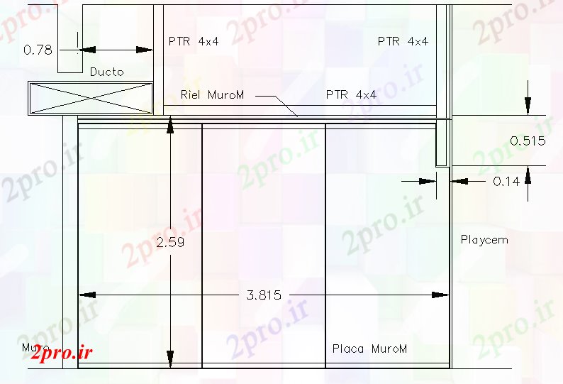 دانلود نقشه جزئیات طراحی در و پنجره  توزین درب (کد53933)