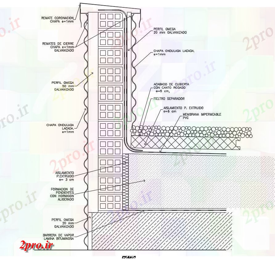 دانلود نقشه پلان مقطعی طراحی بخش طراحی  (کد54008)