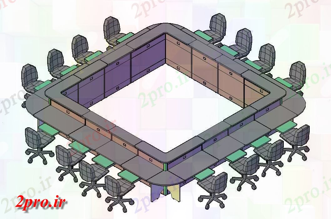 دانلود نقشه بلوک میز و صندلیفشرده سازی   بلوک نشیمن (کد54216)