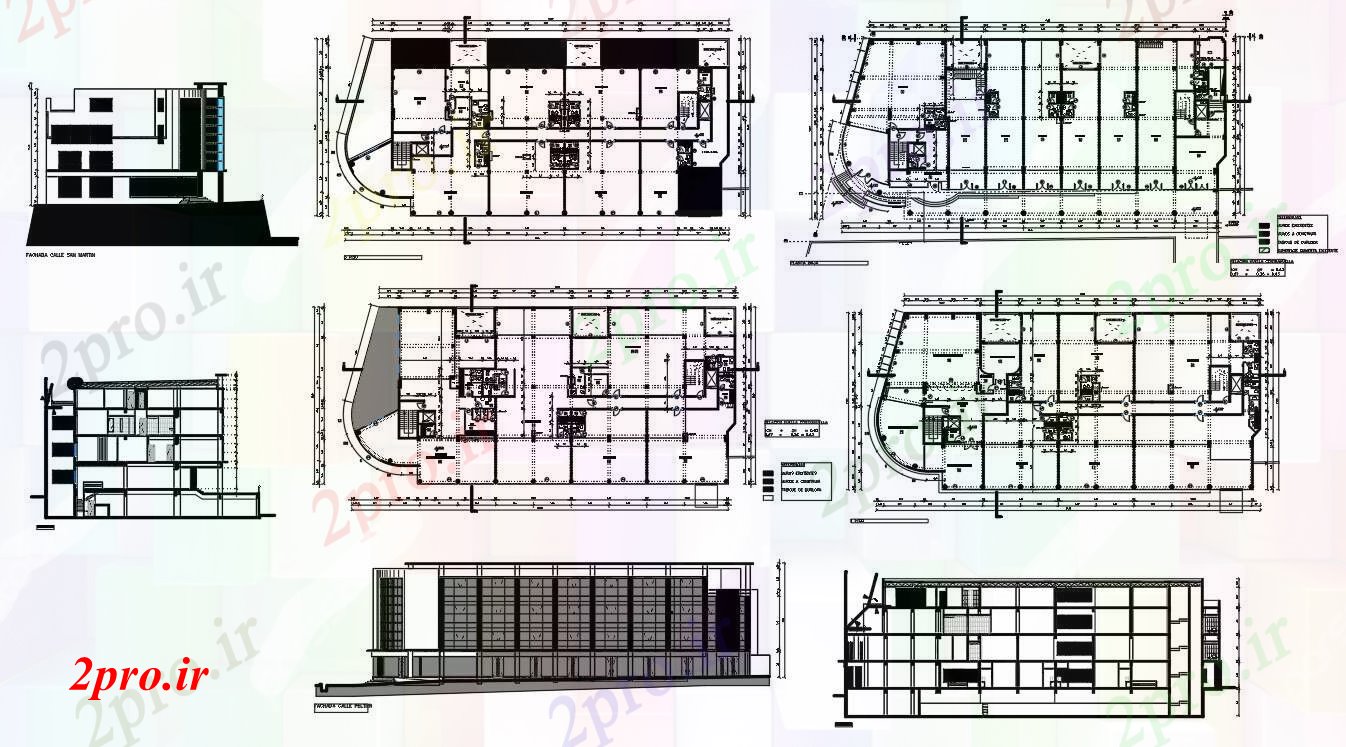 دانلود نقشه مسکونی  ، ویلایی ، آپارتمان  بخش ساختمان و طراحی (کد54299)