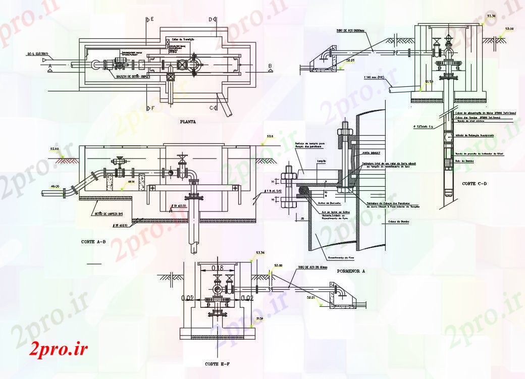 دانلود نقشه طراحی داخلی طراحی موتور الکتریکی (کد54519)
