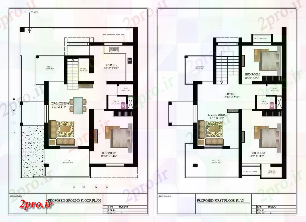 دانلود نقشه خانه مسکونی ، ویلاصفحه اصلی طرح 7 در 11 متر (کد55139)